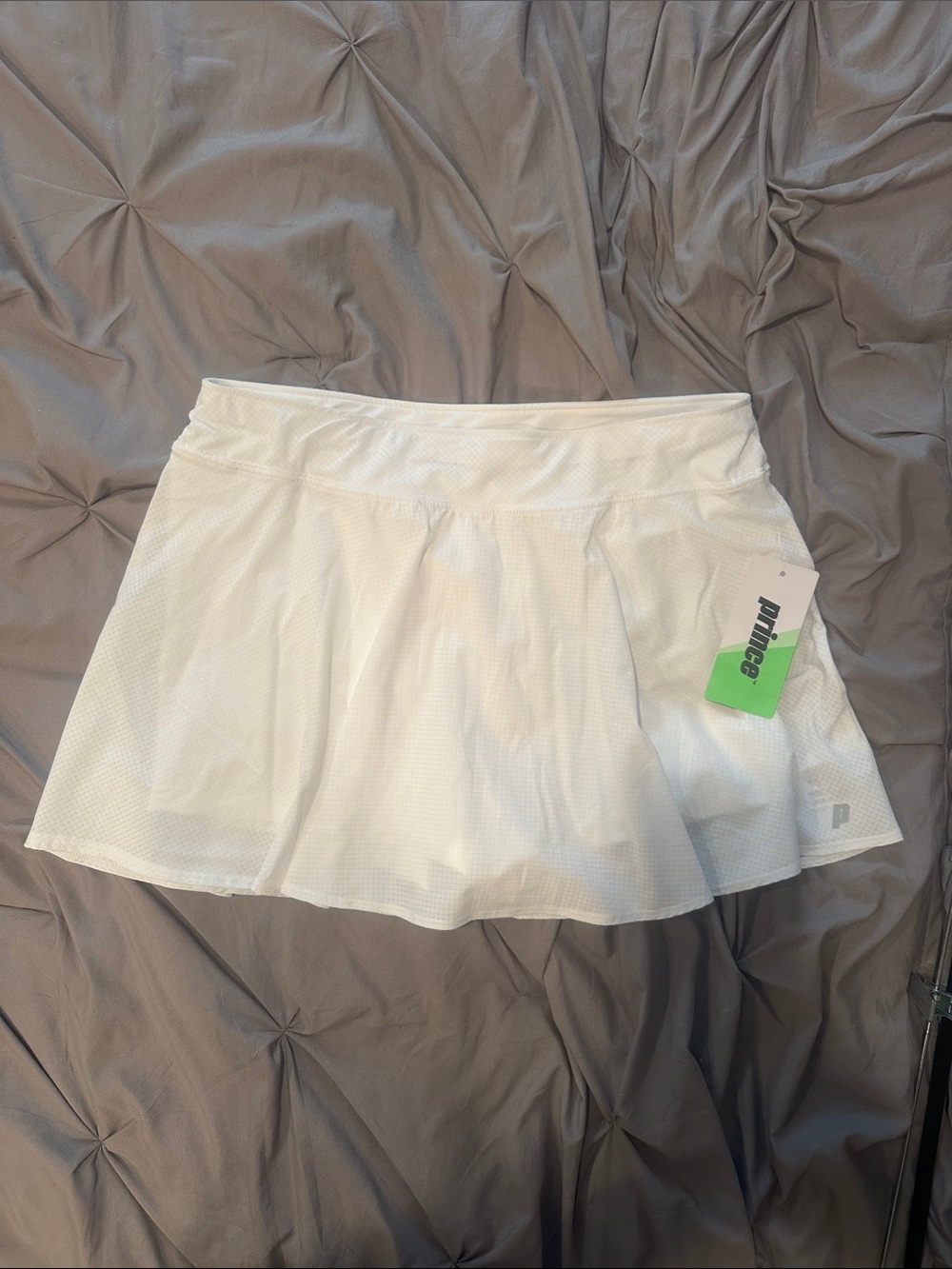 Prince White Women's Tennis Match Flounce Skort